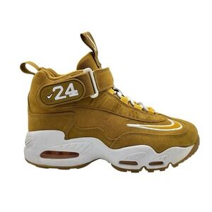 Nike Air Griffey Max 1 GS 5.5Y Womens 7 Wheat Pollen White Sneakers DO6685-700
